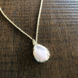 Kendra Scott Necklace in Rose Quartz